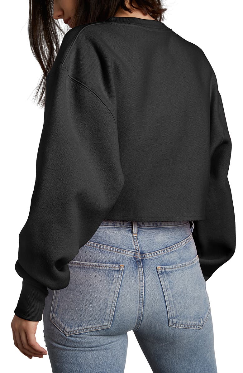 Champion Reverse Weave<sup>®</sup> Crop Sweatshirt, Alternate, color,