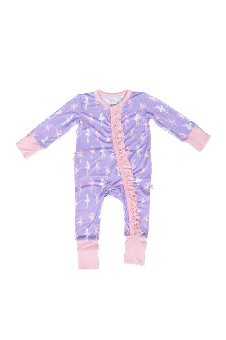 Lillian Ballerina Ruffle Convertible Footie, Main, color, Ballerina