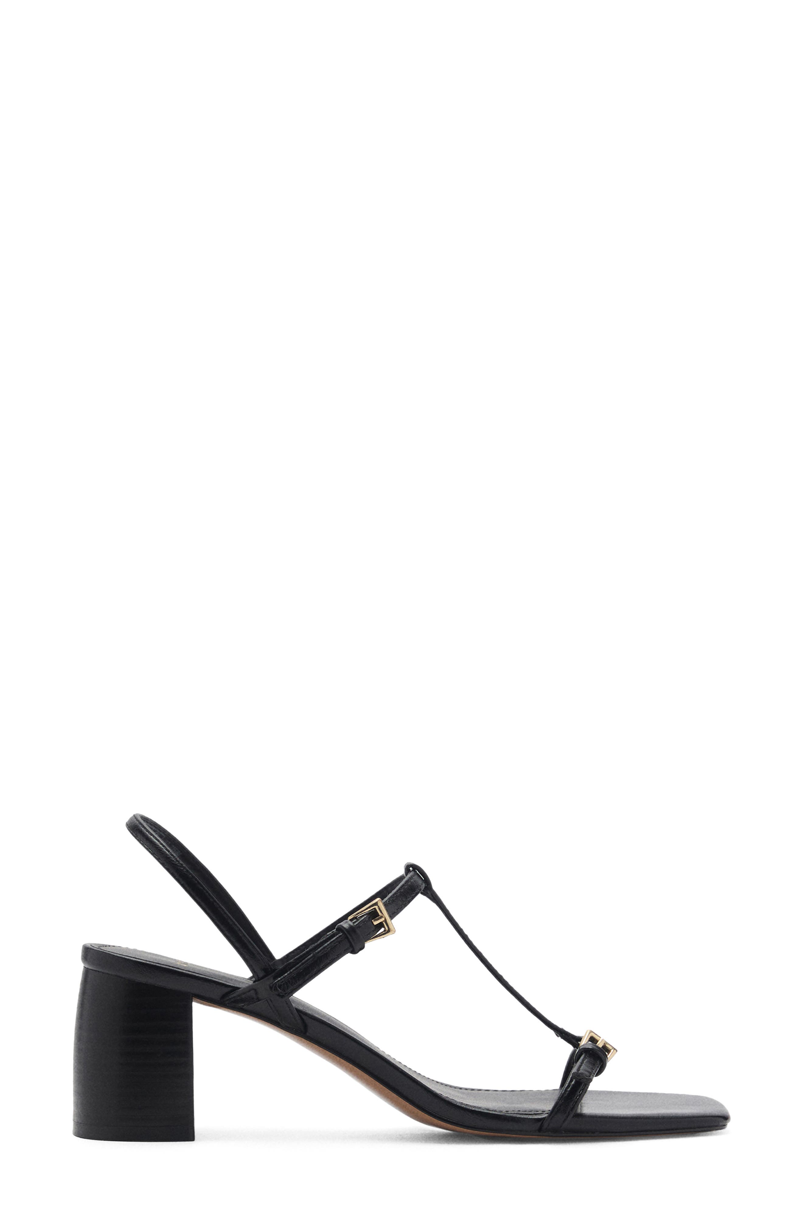 MANGO Slingback Sandal, Alternate, color, Black