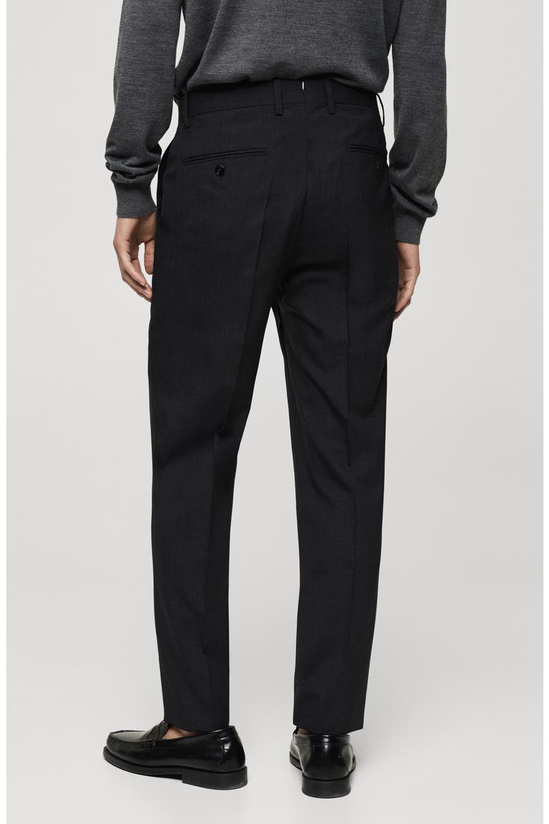 Slim Fit Virgin Wool Dress Pants, Alternate, color, GREY