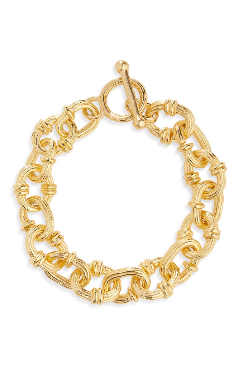 Chunky Chain Bracelet, Main, color, GOLD