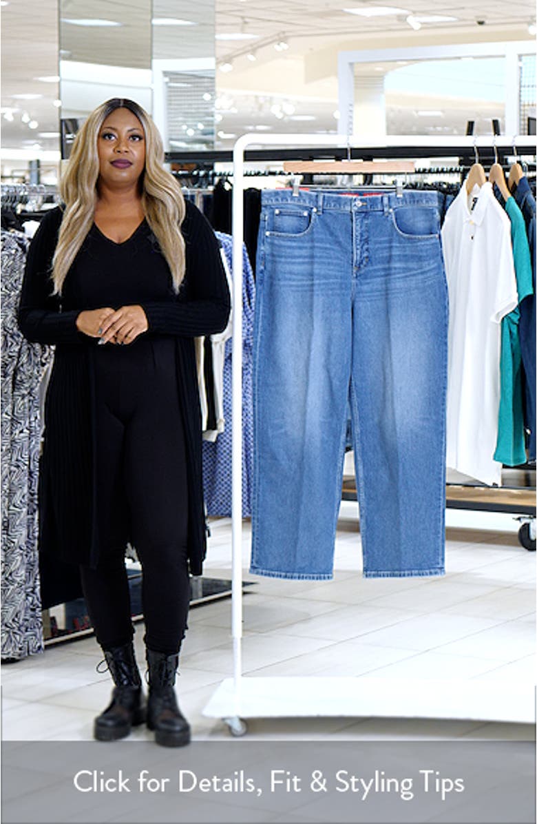 SPANXshape<sup>™</sup> Authentic 360 High Waist '90s Straight Leg Jeans, sales video thumbnail