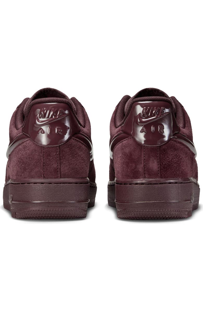 Nike Air Force 1 '07 Basketball Sneaker, Alternate, color, Burgundy Crush/ Black