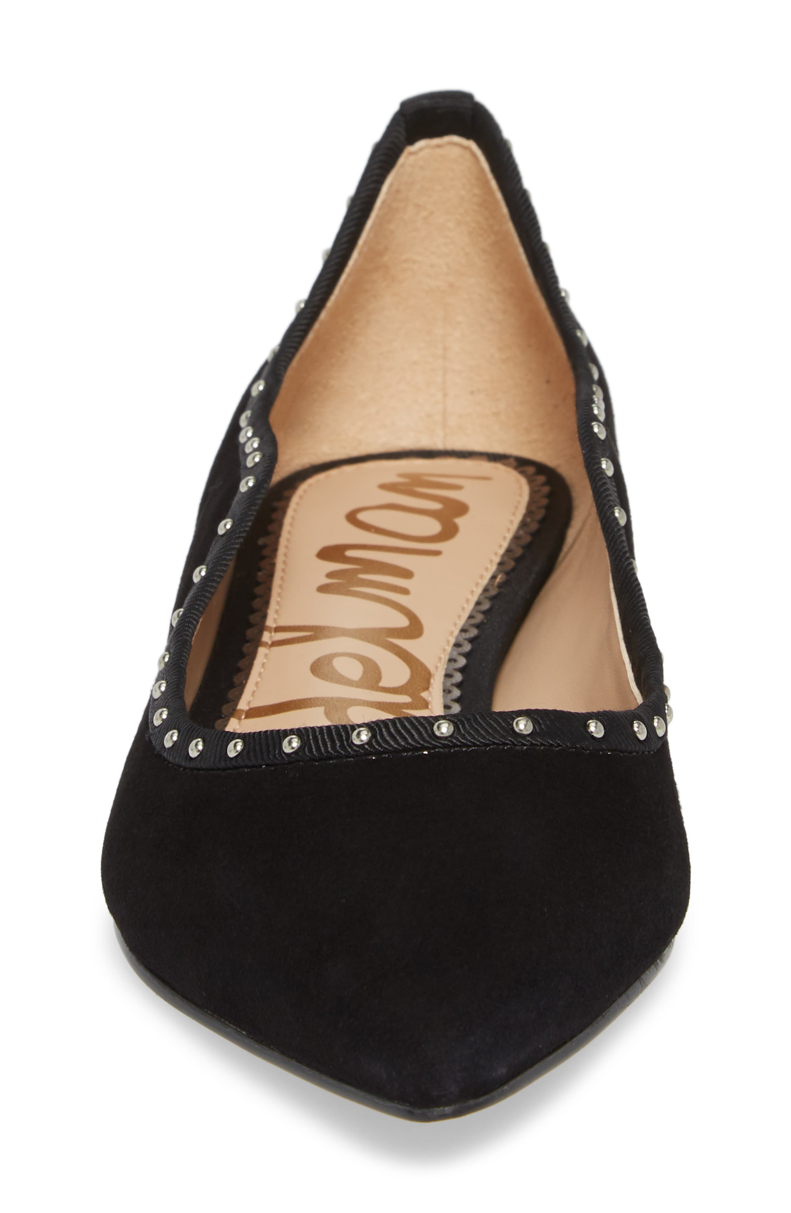 Rivera Flat, Alternate, color, BLACK SUEDE