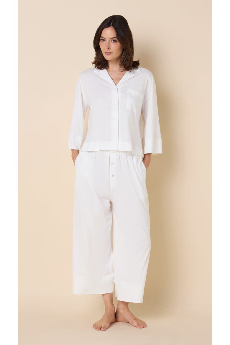The Mariposa Pima Organic Pajama Set, Main, color, Cloud