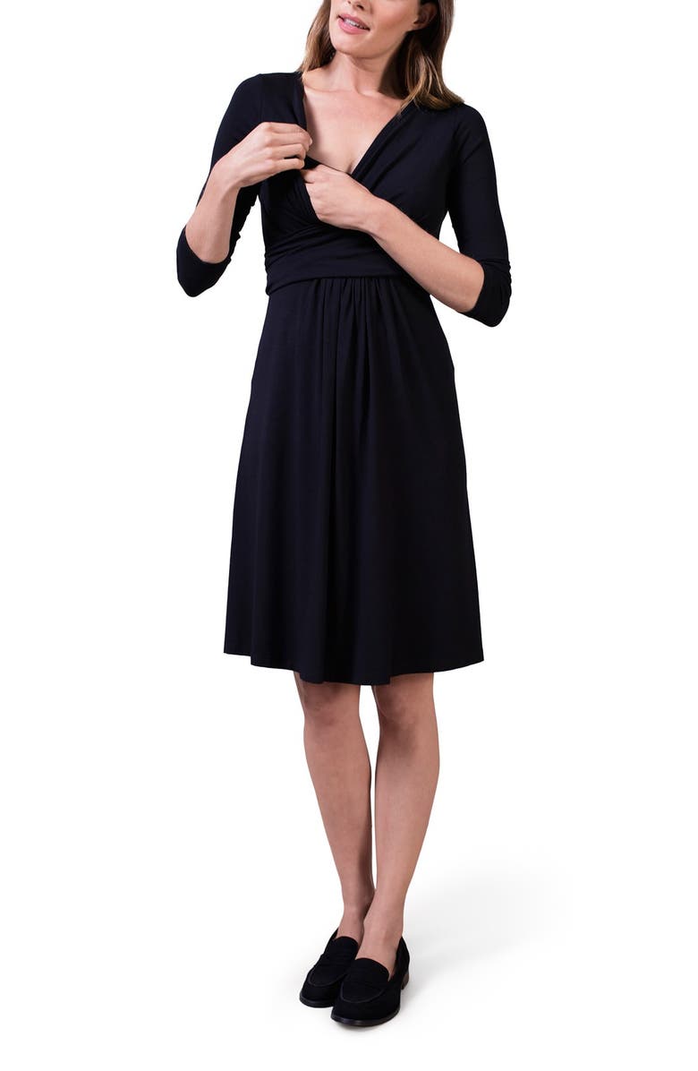 Isabella Oliver 'Avebury' Nursing Wrap Maternity Dress, Alternate, color, 
