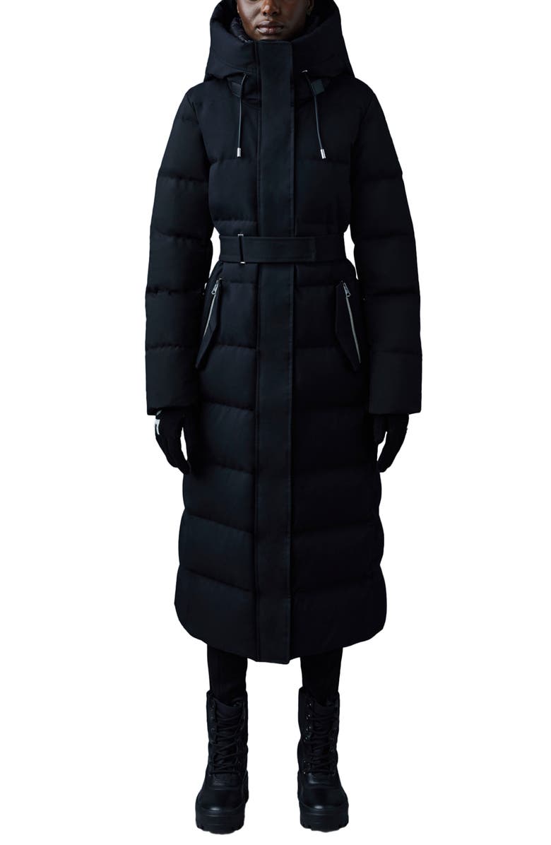 Mackage Shyla 800 Fill Power Down Coat with Removable Quilted Bib, Main, color, 