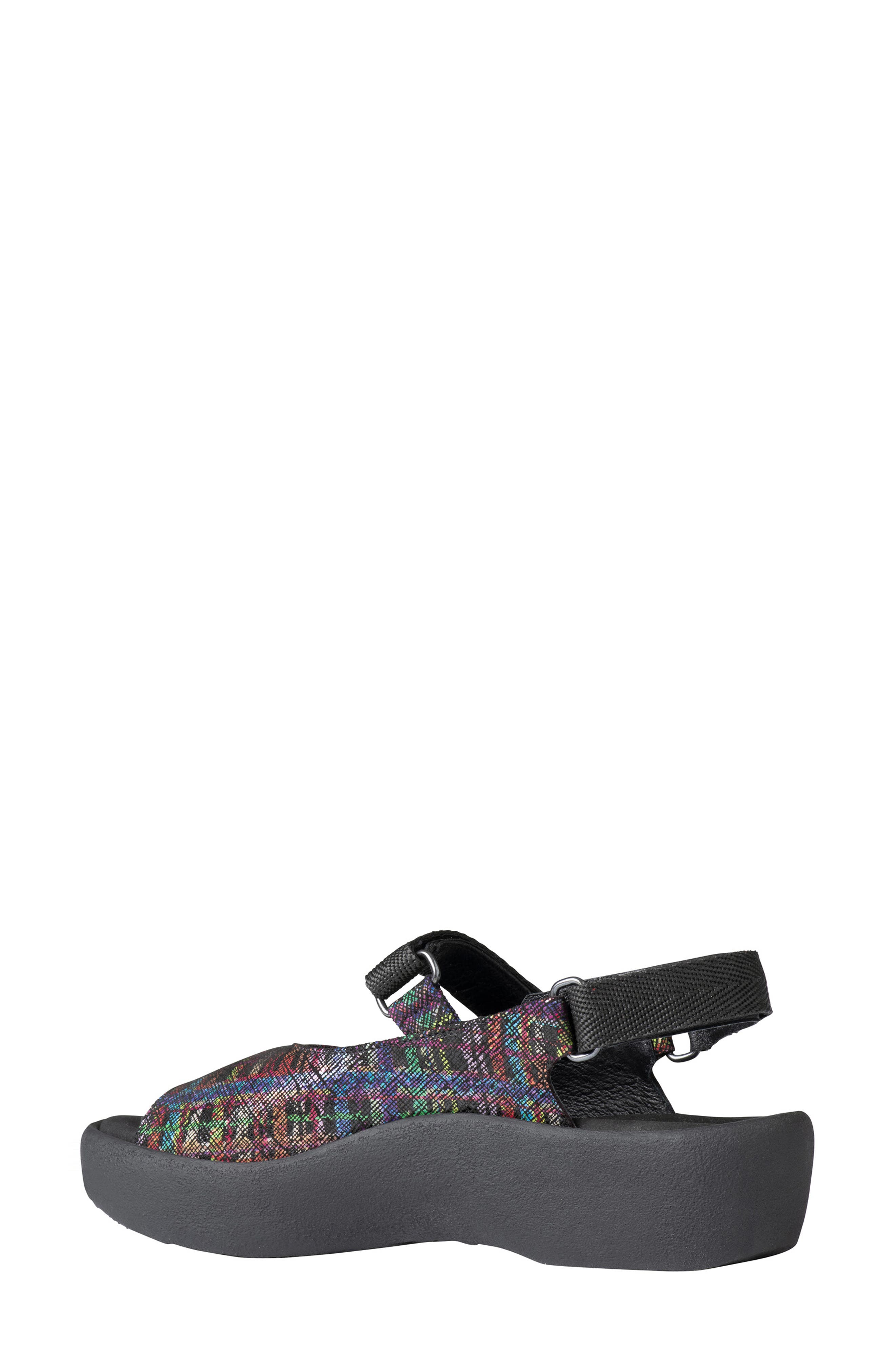Jewel Sandal, Alternate, color, MULTI BLACK