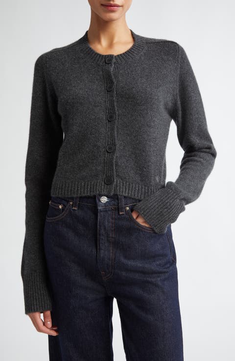 Zephir Crop Cashmere Cardigan