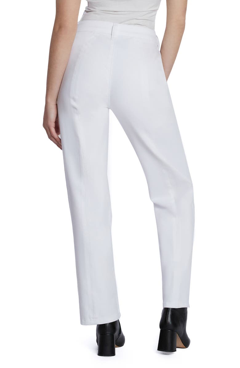 HINT OF BLU Merry Mid Rise Crop Boyfriend Jeans, Alternate, color, Pure White