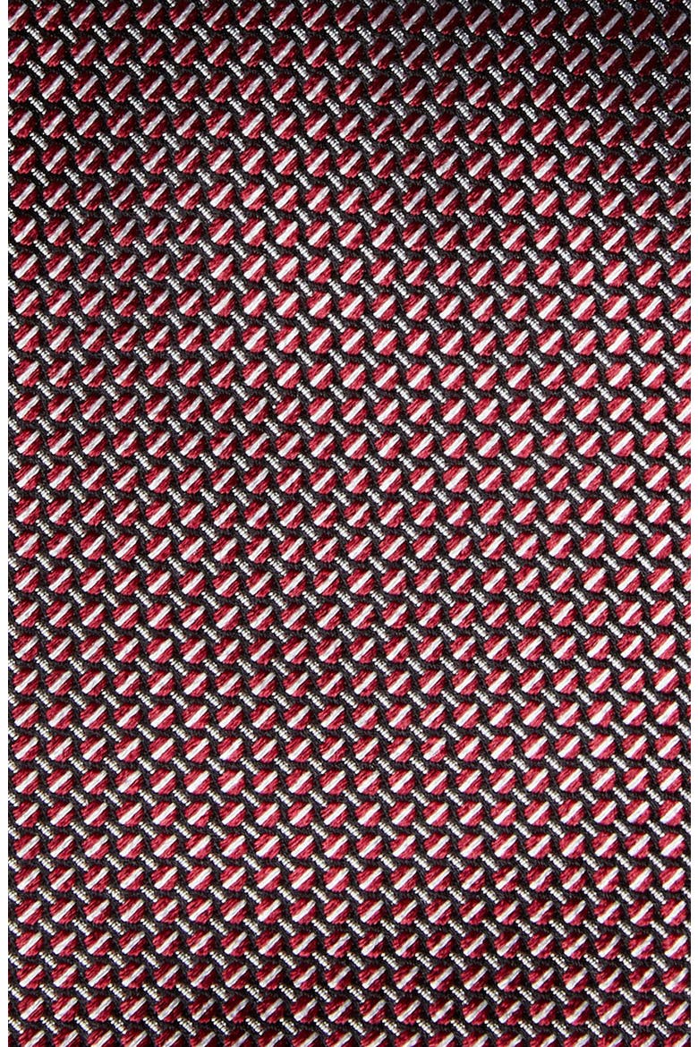 Paglie Small Weave Mulberry Silk Tie, Alternate, color, RED