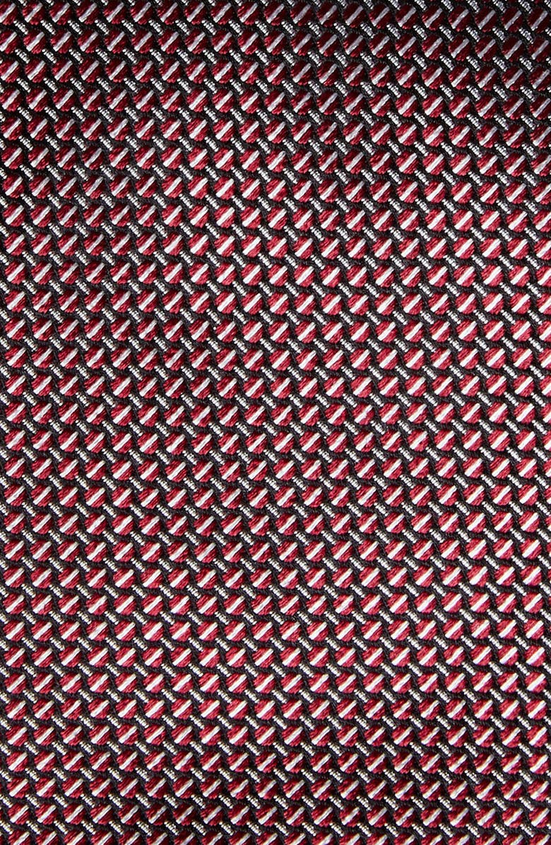 ZEGNA TIES Paglie Small Weave Mulberry Silk Tie, Alternate, color, 