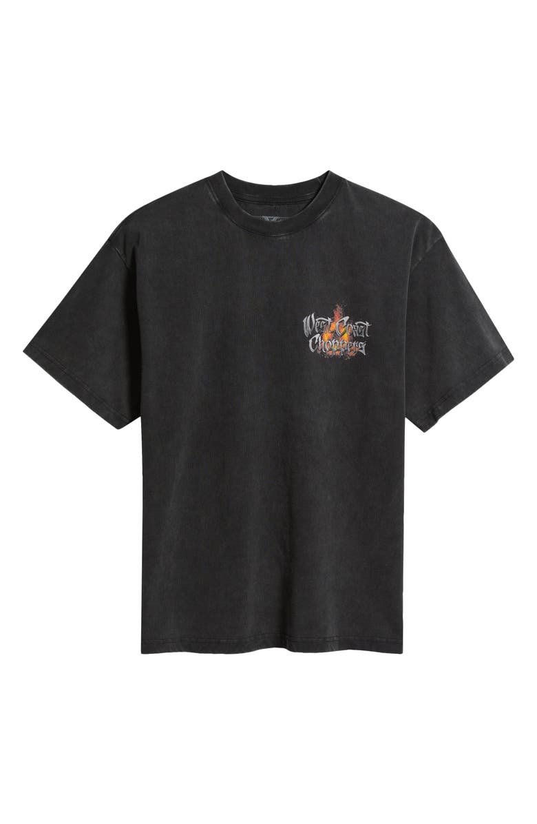 ID Supply Co West Coast Choppers Hardtail Cotton Graphic T-Shirt, Alternate, color, Black Wash