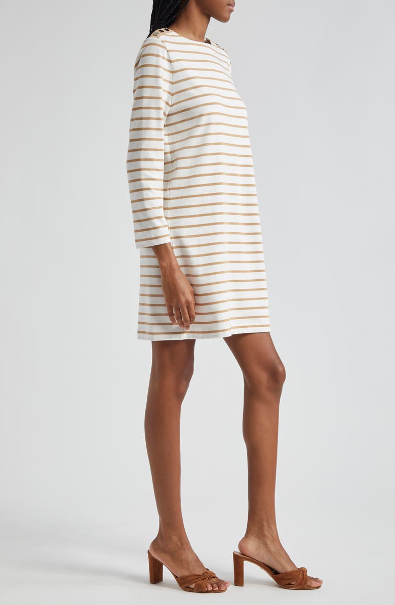Veronica Beard Ruta Stripe Minidress, Alternate, color,