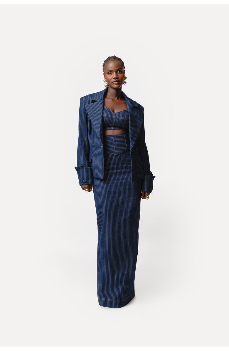 OFUURE Ona Maxi Skirt, Alternate, color, Denim