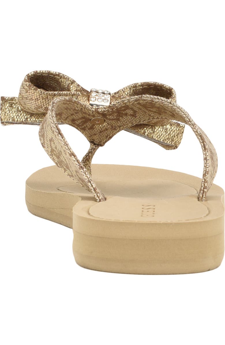 GUESS Tuta Flip Flop, Alternate, color, Gold 710