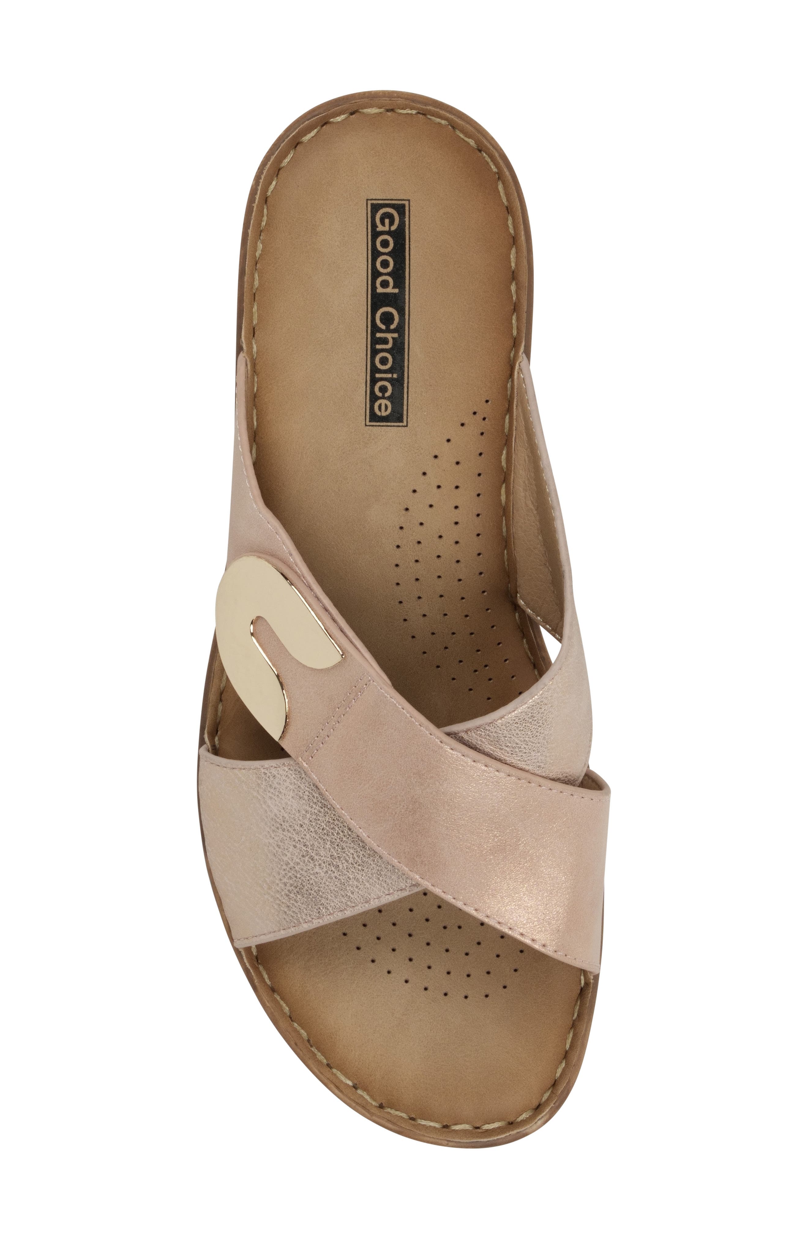 Demi Platform Wedge Slide Sandal, Alternate, color, BLUSH