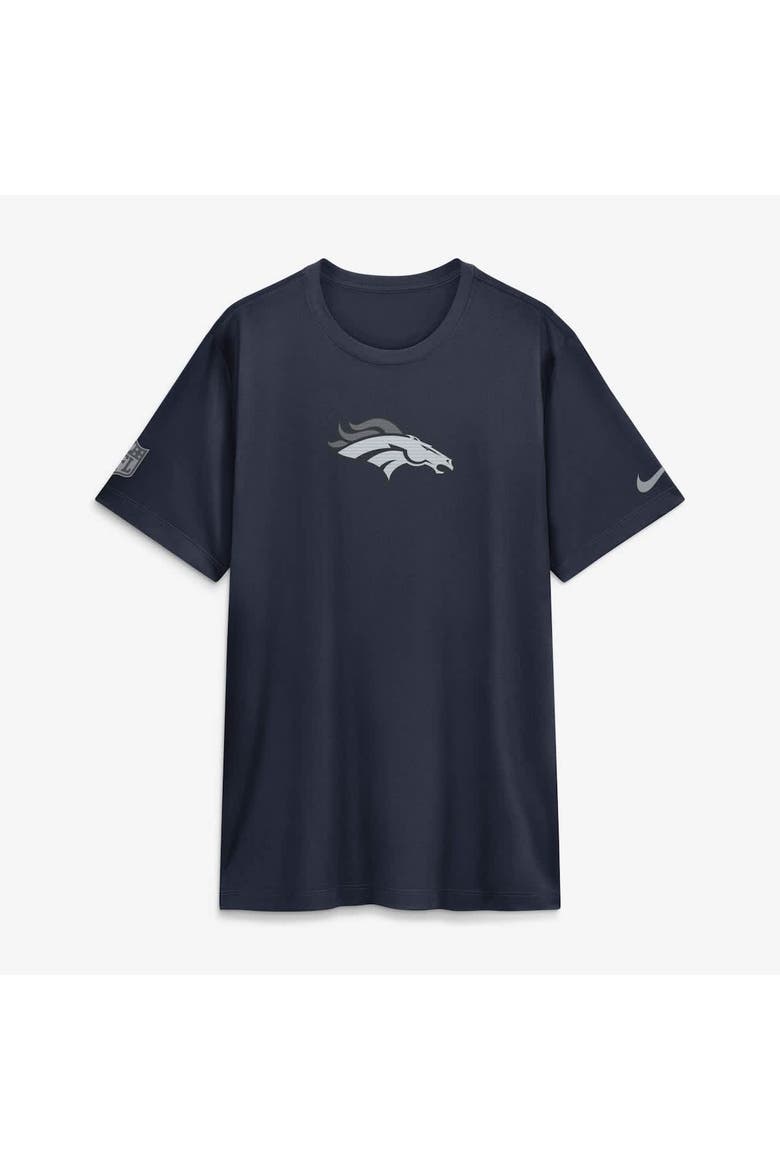 Men's Nike Navy Denver Broncos Sideline Lead The Charge Legend Dri-FIT T-Shirt, Alternate, color, Navy