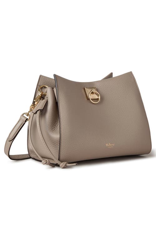 Mulberry Small Iris Leather Top Handle Bag In Brown