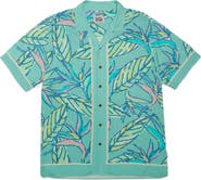 Party Pants Johnny Jamaica Tropical Print Camp Shirt