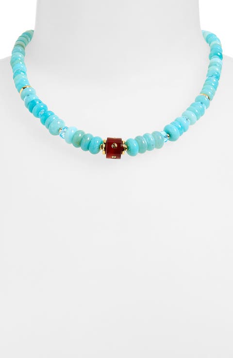 Hidden Stone Collar Necklace