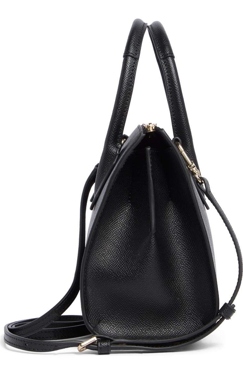 Furla Gardenia Satchel Bag, Alternate, color, Nero