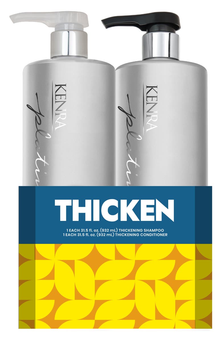 KENRA Platinum Thickening Shampoo & Conditioner Set $66 Value, Alternate, color,