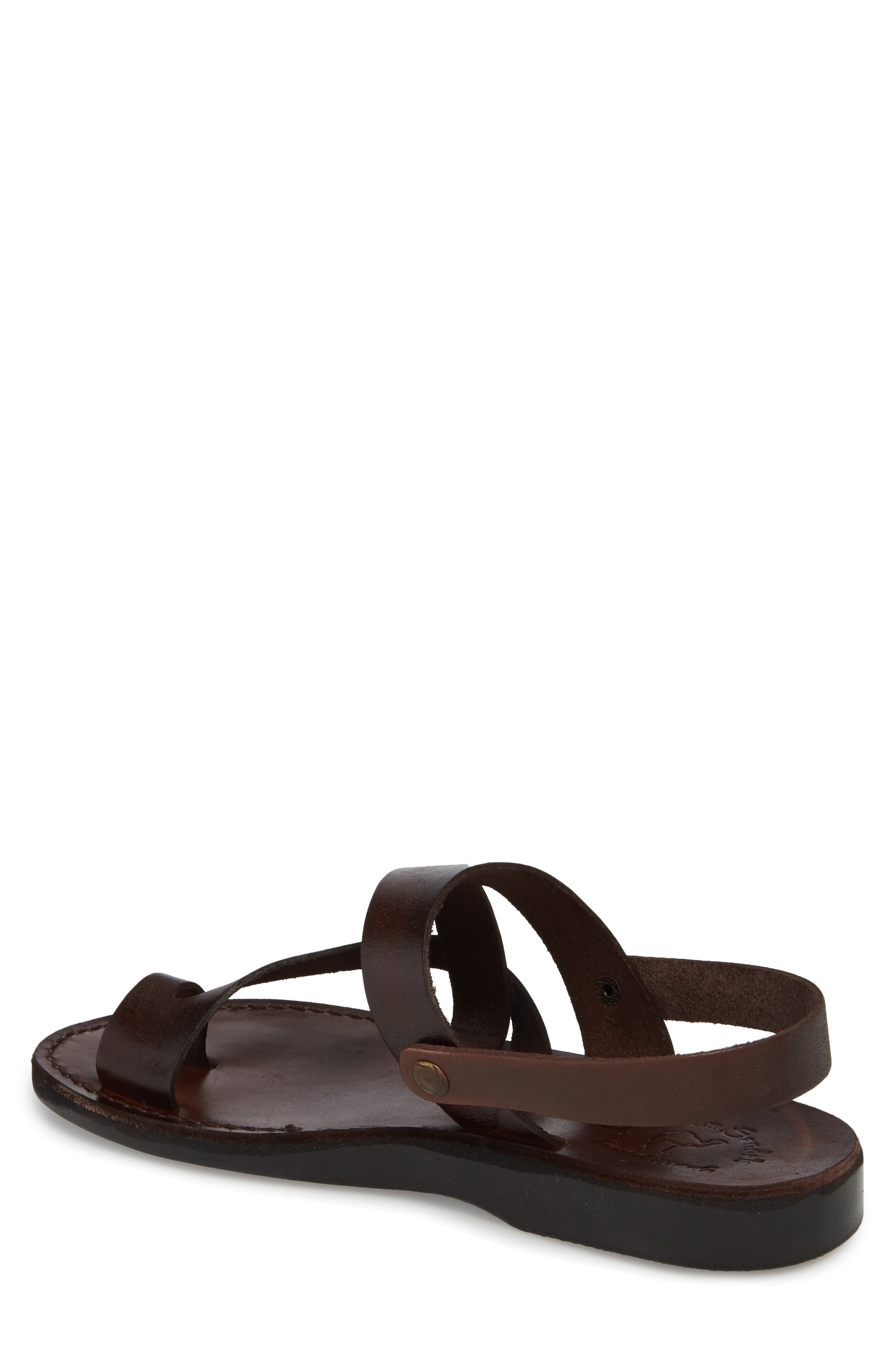 Benjamin Sandal, Alternate, color, BROWN LEATHER