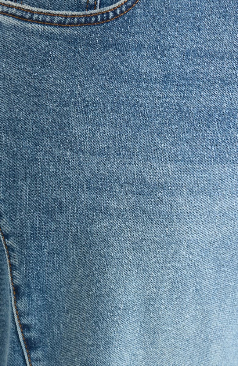 KUT from the Kloth Raw Hem High Waist Wide Leg Jeans, Alternate, color, Synergy