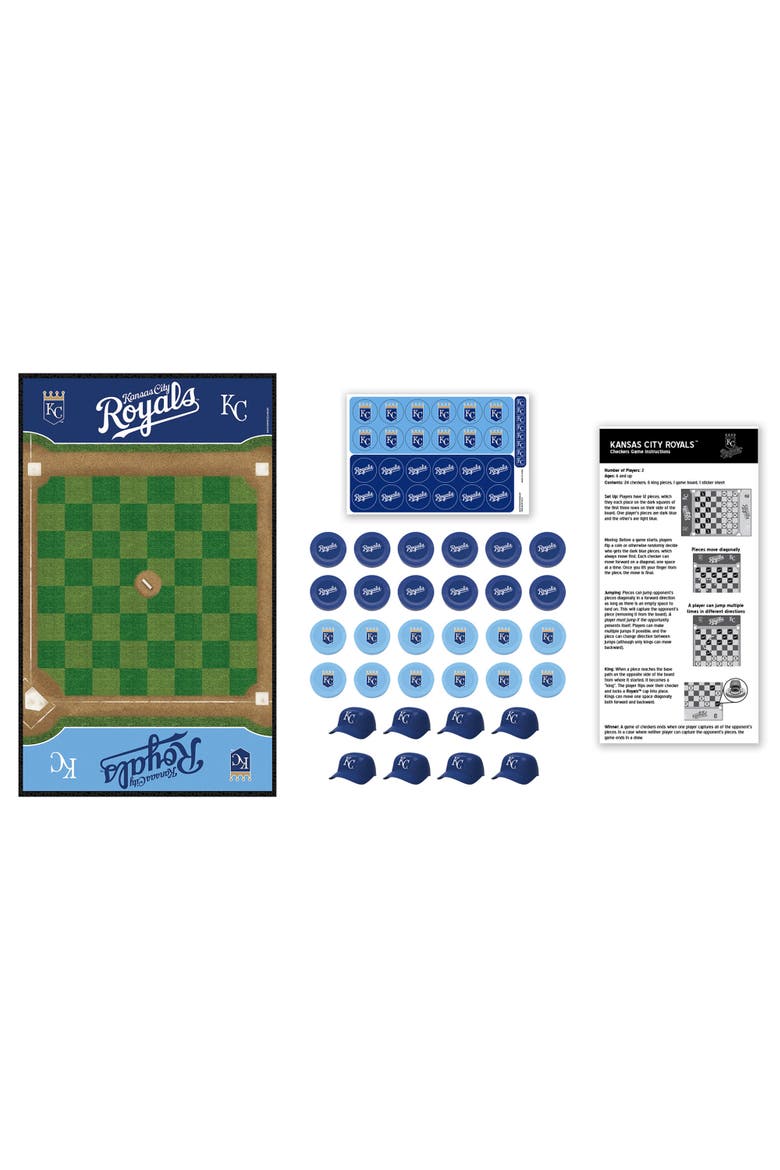 Kansas City Royals Checkers Board Game, Alternate, color, Multicolor