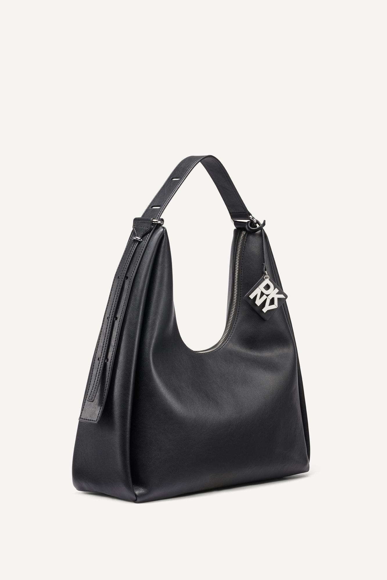 Elicia Large Hobo Bag, Alternate, color, Black/Silver