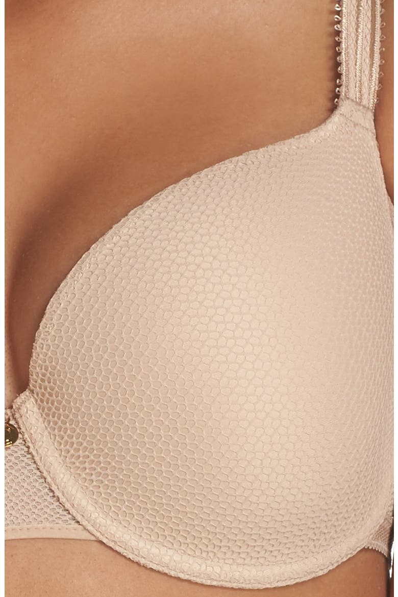 Saint Michel Underwire Back Smoothing Spacer Bra, Alternate, color, ULTRA NUDE