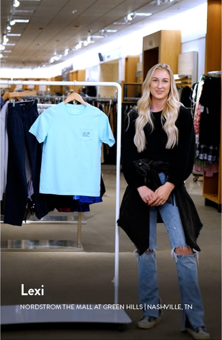 Kids' Palms & Sails Whale Pocket Graphic T-Shirt, sales video thumbnail