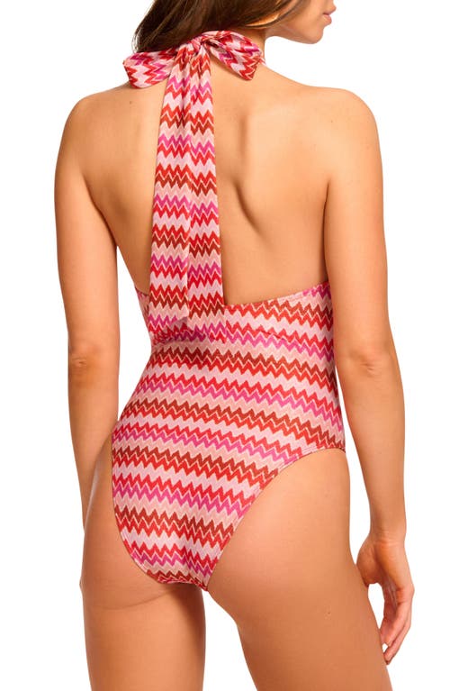 Ramy Brook Lorela Plunging One Piece Swimsuit