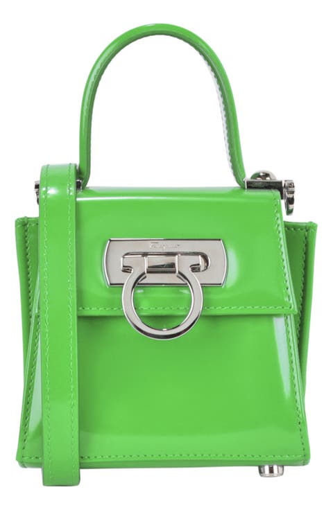 Gancio Leather Crossbody Bag