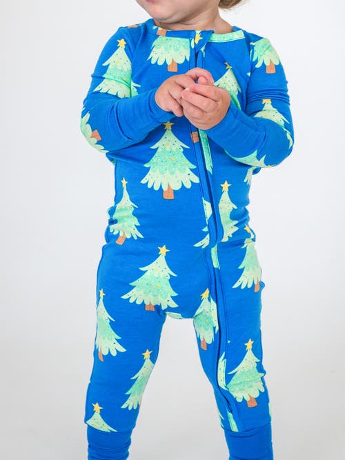 Rufflebutts Softsnooze Convertible One Piece Pajama In Blue