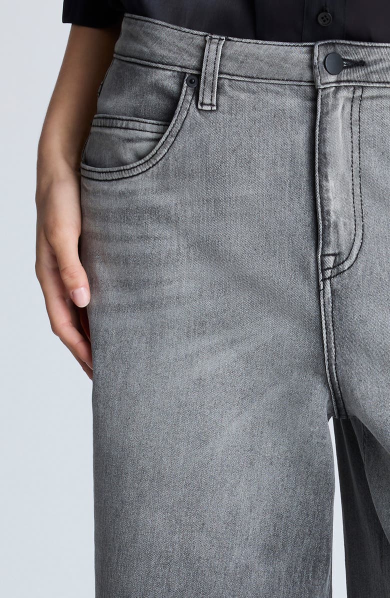 Kenneth Cole Gradient Dyed Wide Leg Jeans, Alternate, color, Gradient Nik Wash