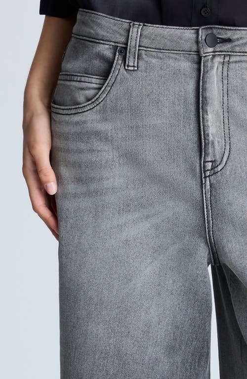 Kenneth Cole Gradient Dyed Wide Leg Jeans In Gradient Nik Wash