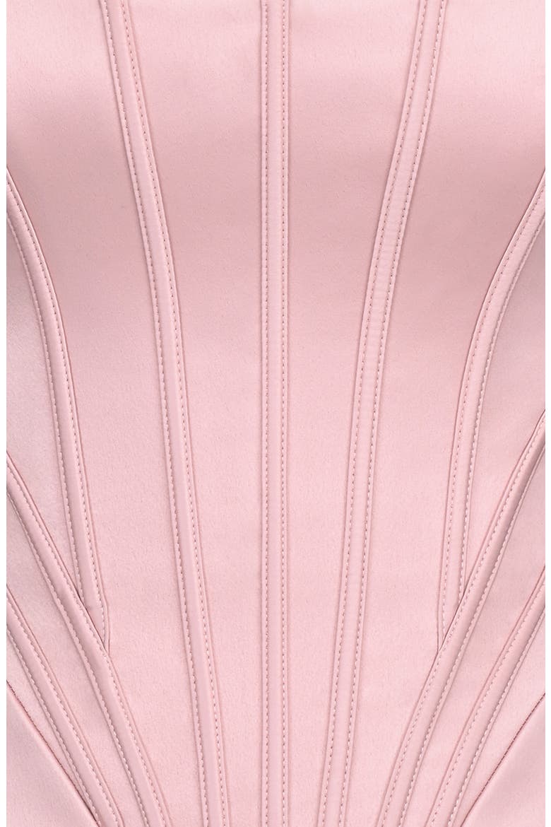 Cadie Satin Corset Top, Alternate, color, BLUSH PINK