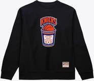 Mitchell & Ness Men's Mitchell & Ness  Black New York Knicks Hardwood Classics Coffee Sweatshirt