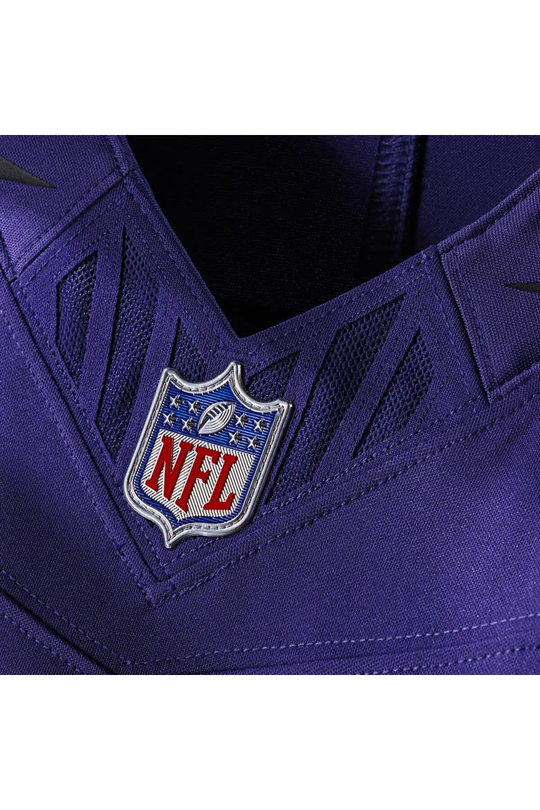 Men's Nike Lamar Jackson Purple Baltimore Ravens Vapor F.U.S.E. Stitched Limited Jersey, Alternate, color, Purple