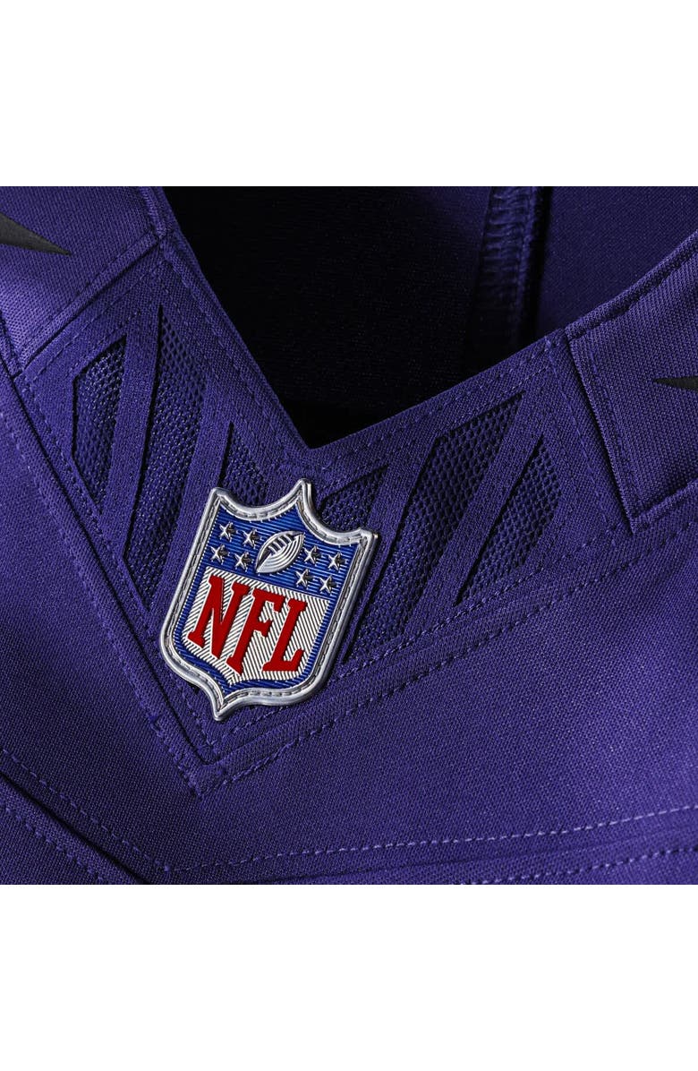 Nike Men's Nike Lamar Jackson Purple Baltimore Ravens Vapor F.U.S.E. Stitched Limited Jersey, Alternate, color, Purple