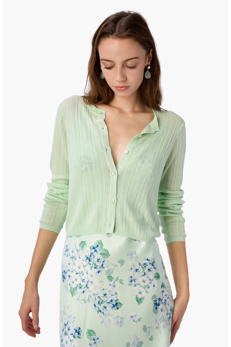 Maura Lightweight Cardigan, Alternate, color, CLEARWATER