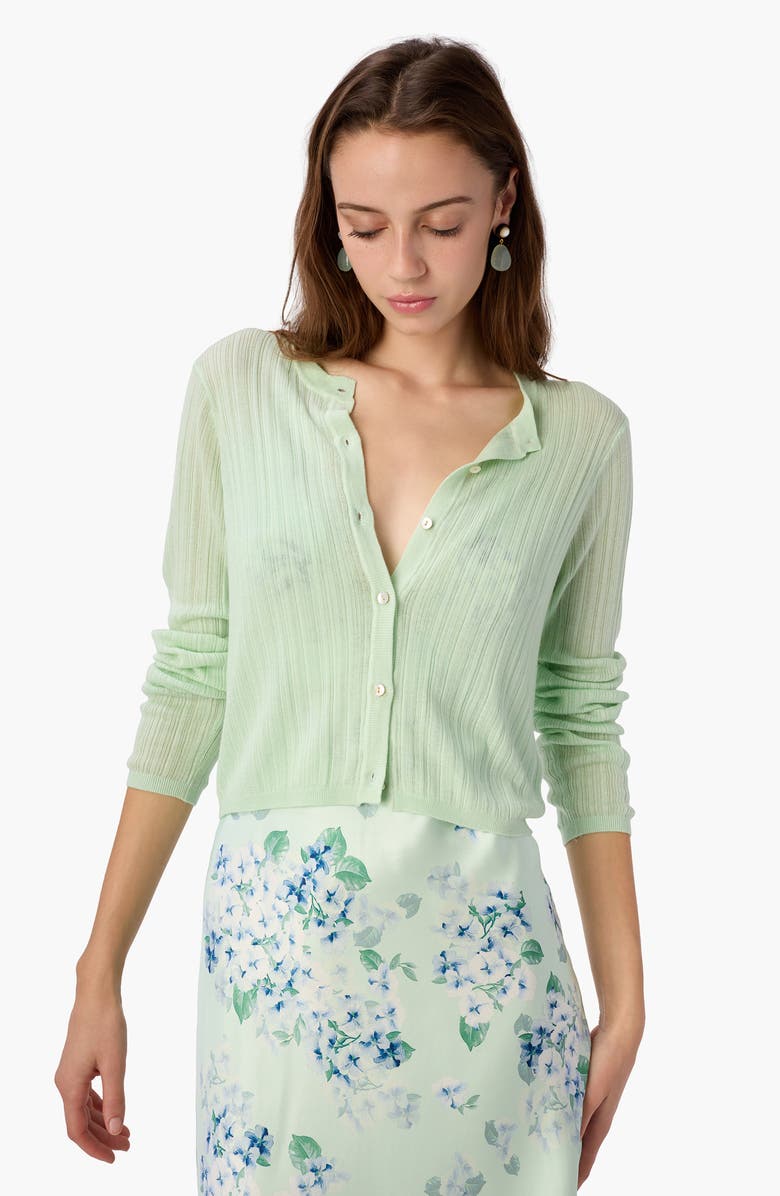 CAMI NYC Maura Lightweight Cardigan, Alternate, color, Clearwater