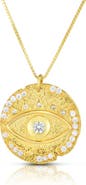 SPHERA MILANO Evil Eye Pendant Necklace