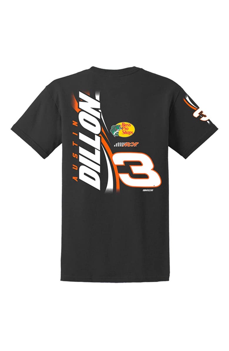 NASCAR Men's Richard Childress Racing Team Collection Black Austin Dillon Lifestyle T-Shirt, Alternate, color, Black