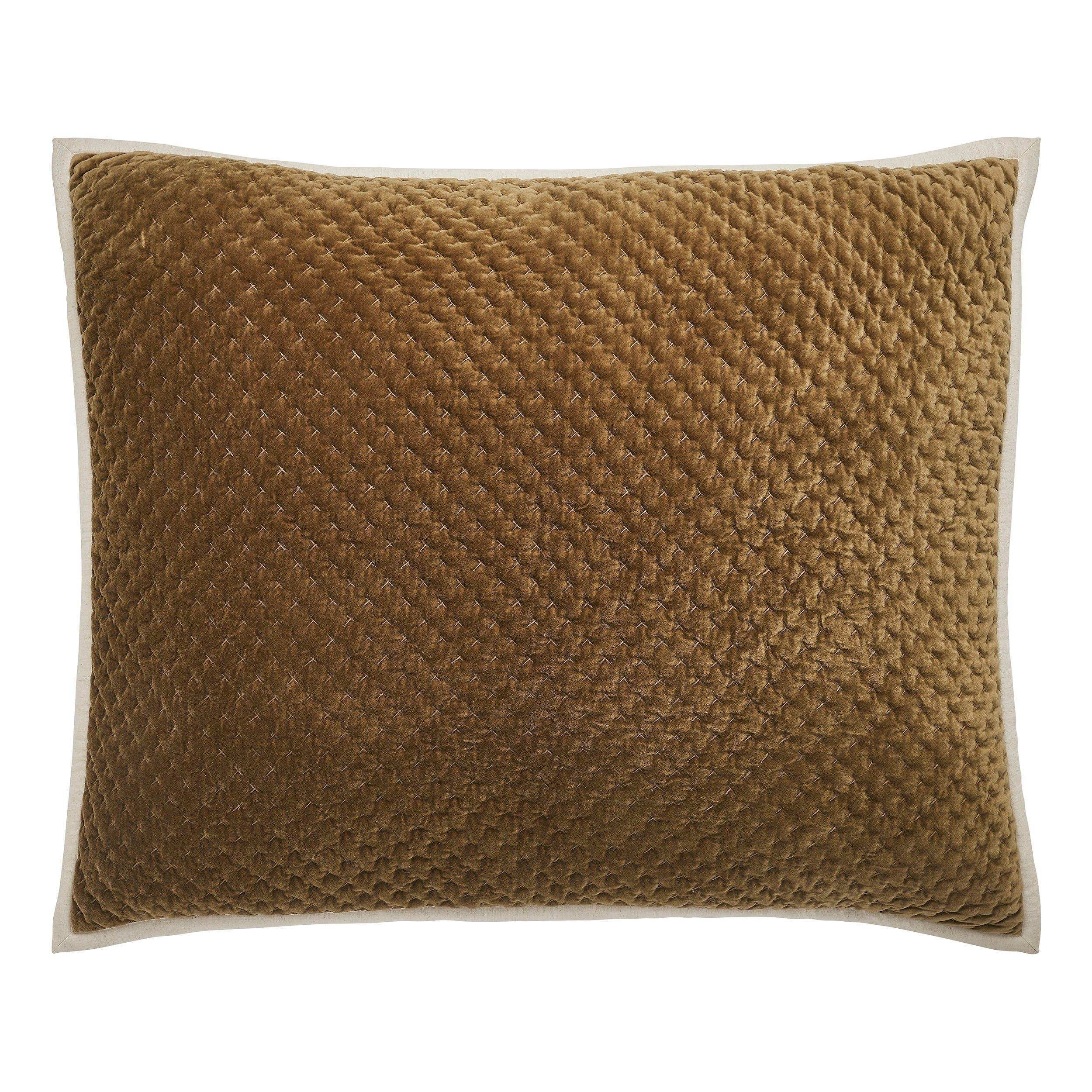 Orchids Lux Home Maui Cross Stitch Velvet Quilt Sham | Nordstrom