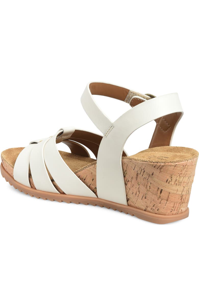 Comfortiva Taralyn Wedge Sandal, Alternate, color, Off White