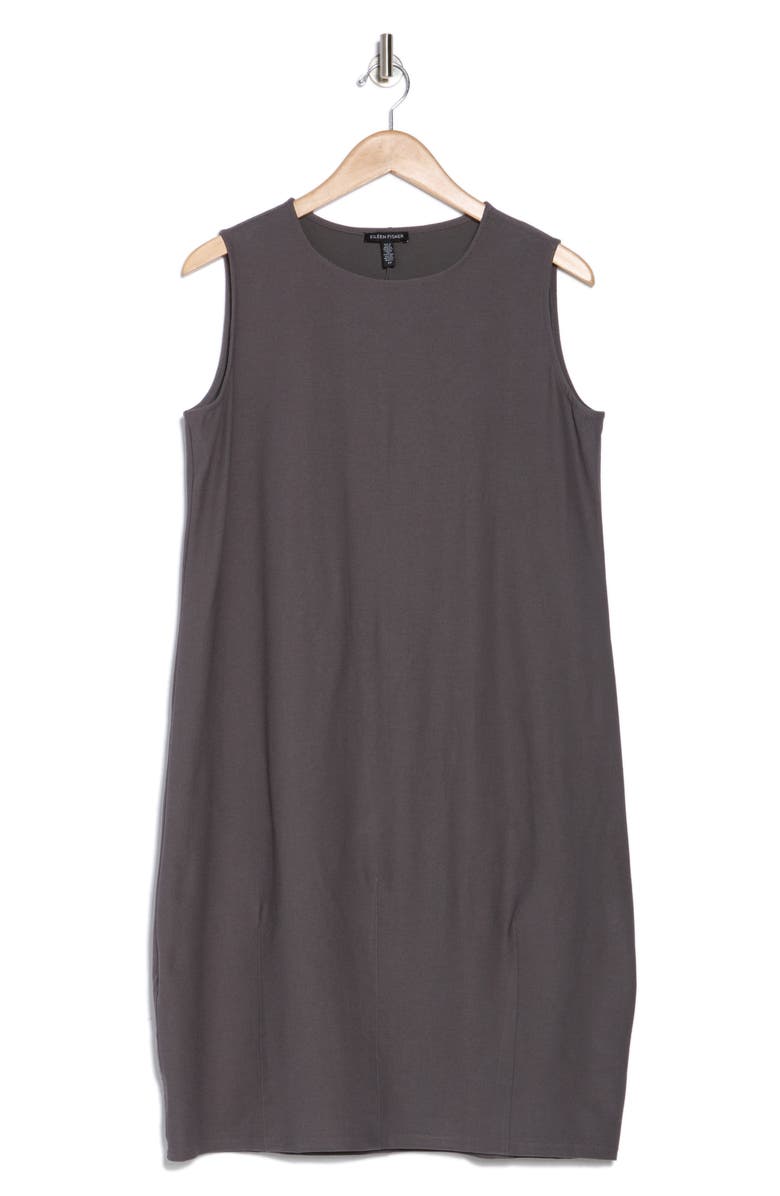 Eileen Fisher Solid Knit Dress, Alternate, color, Metor