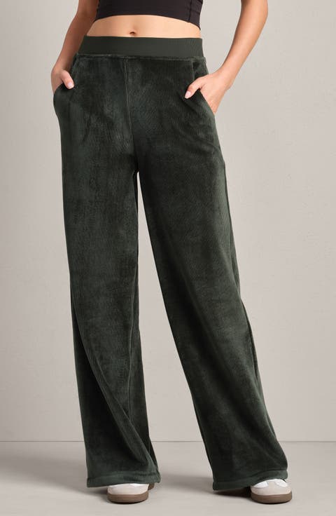 Corduroy Wide Leg Pants